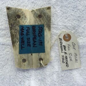 European Stag Grips for Colt 1911